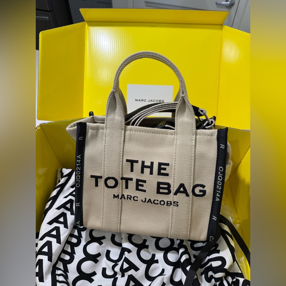 MARC JACOBS JACQUARD SMALL TOTE BAG